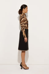 Wool Skirt with Printed Details
 WOMAN Pucci
