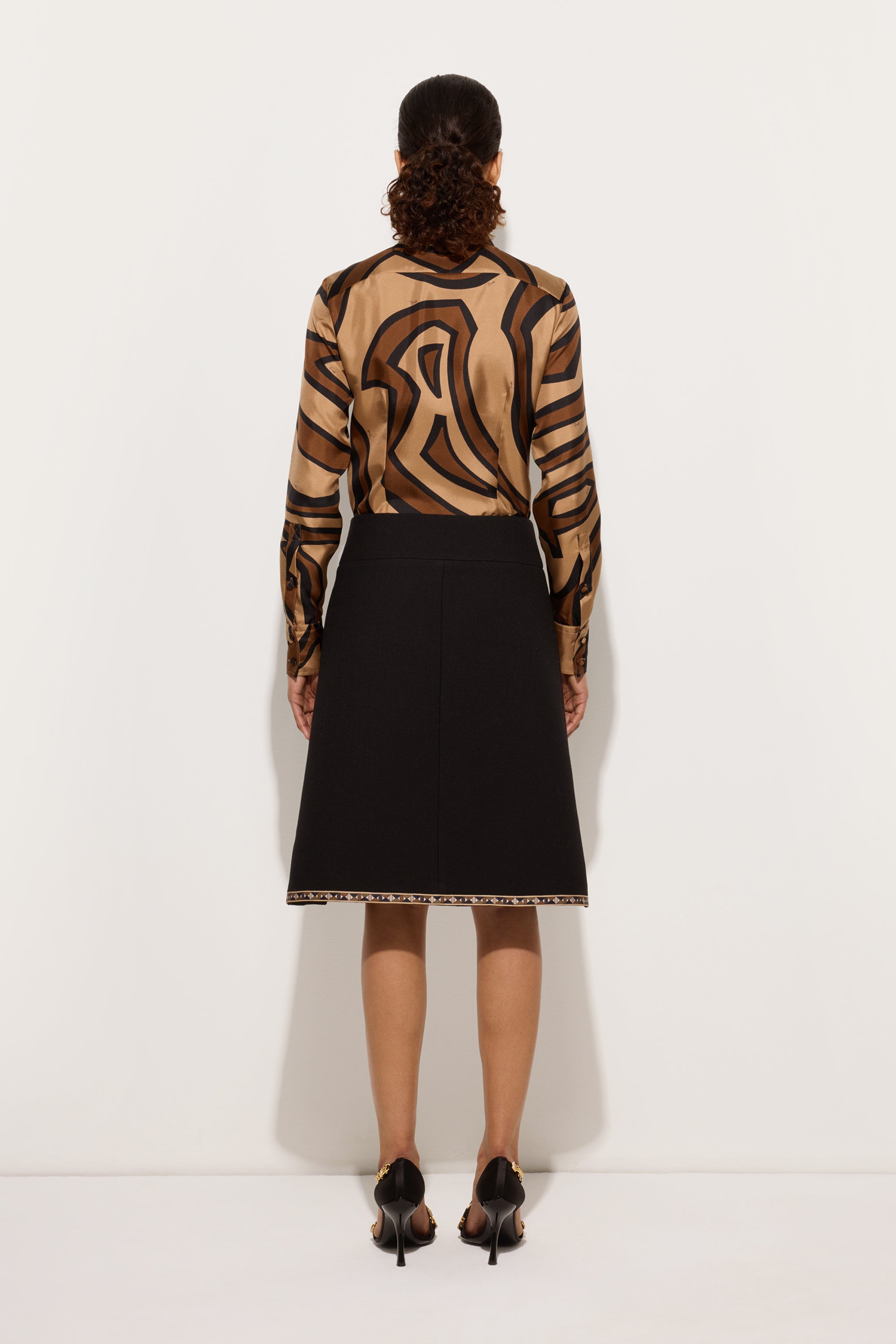 Wool Skirt with Printed Details
 WOMAN Pucci