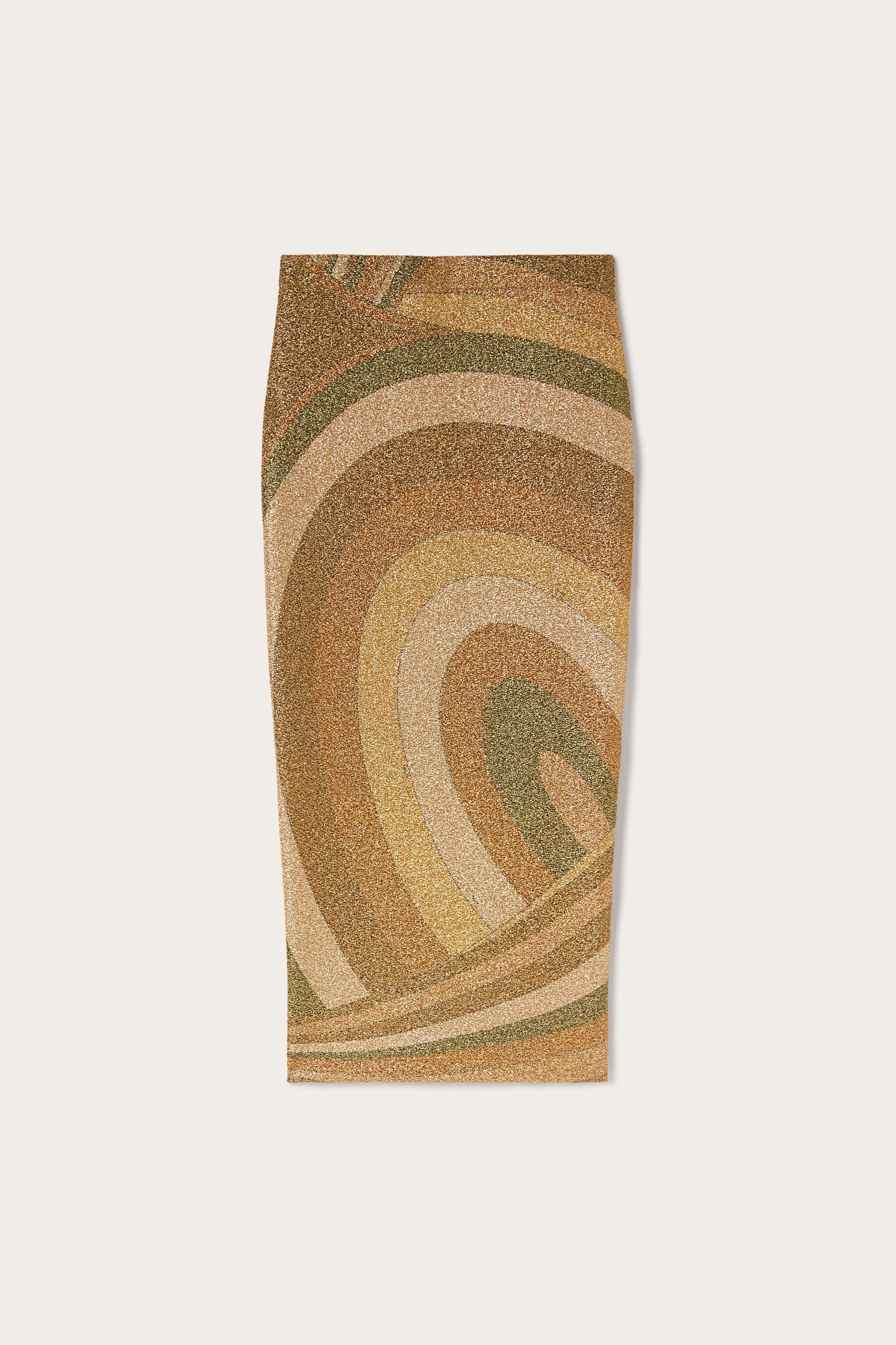 Iride Print Lamé Jersey Midi Skirt
 WOMAN Pucci