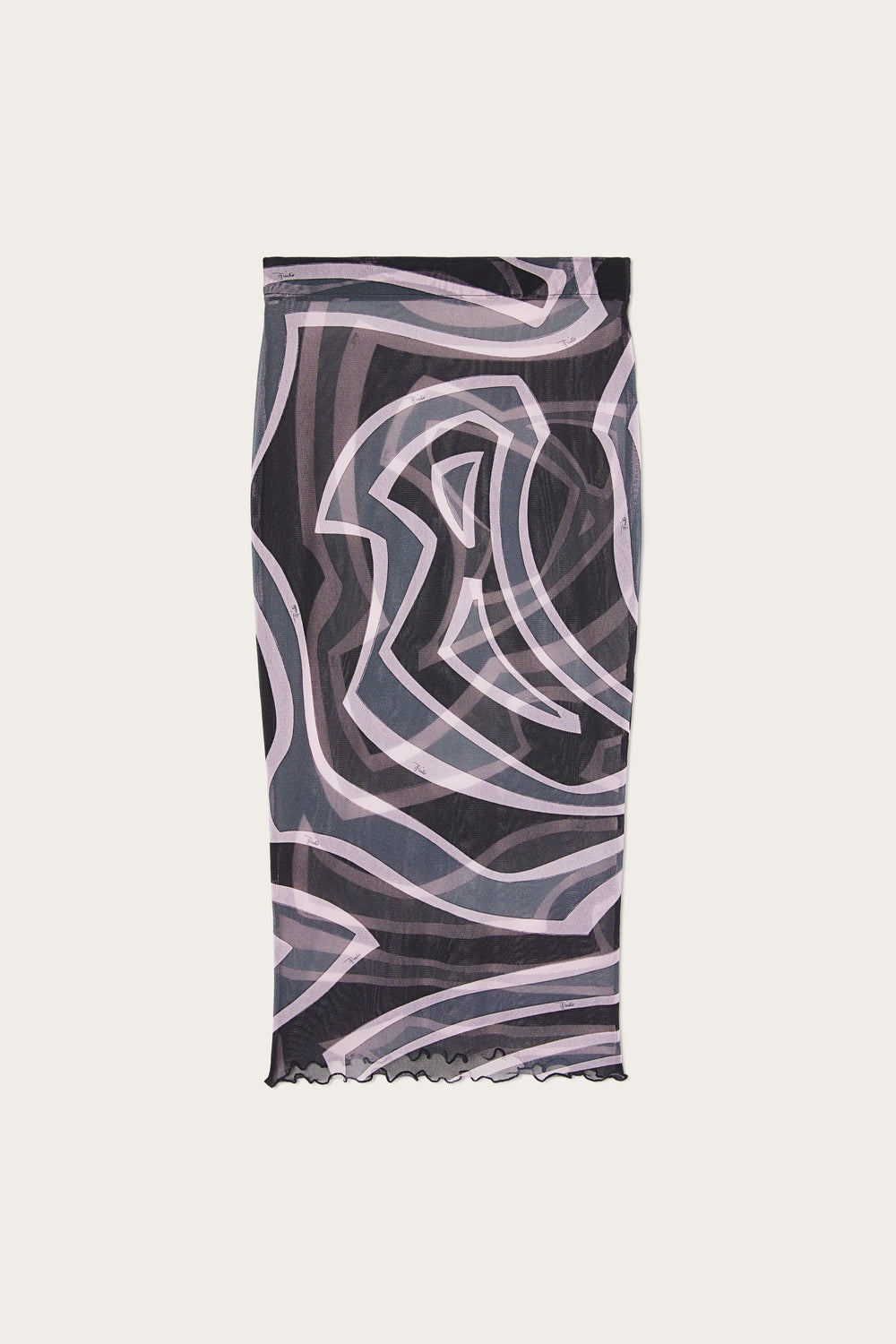 Labirinto Print Midi Skirt in tulle
 WOMAN Pucci