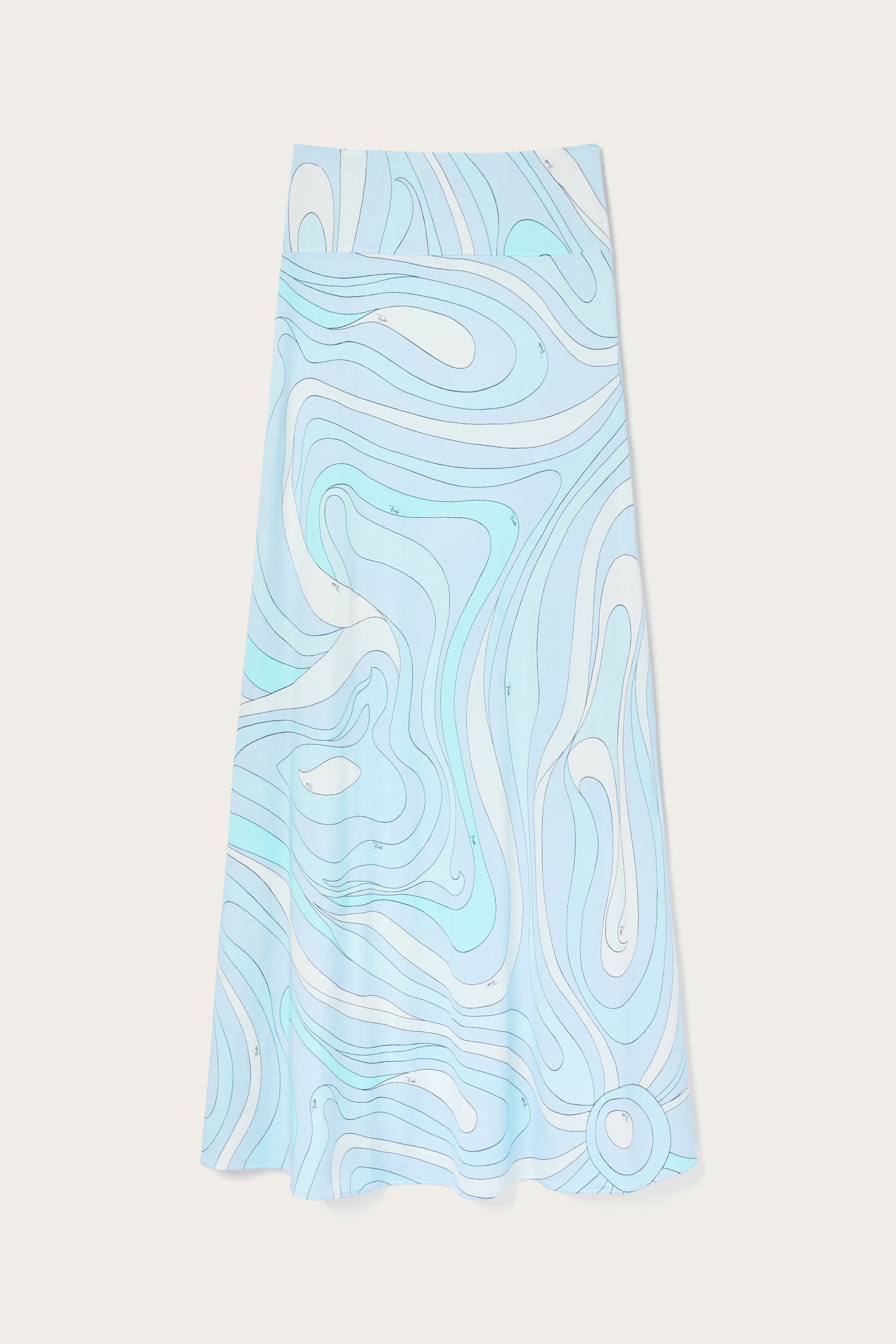 Marmo Print Long Skirt
 WOMAN Pucci