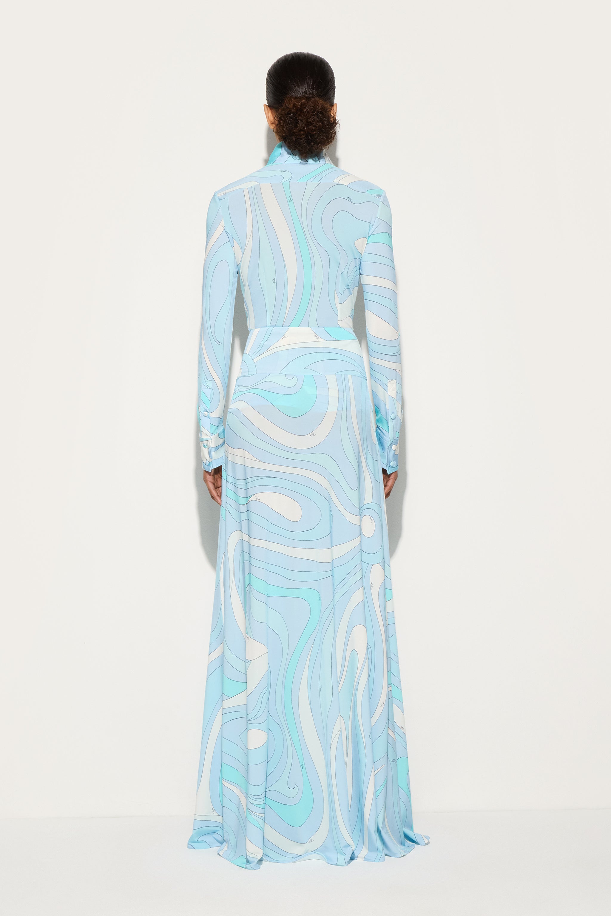 Marmo Print Long Skirt
 WOMAN Pucci