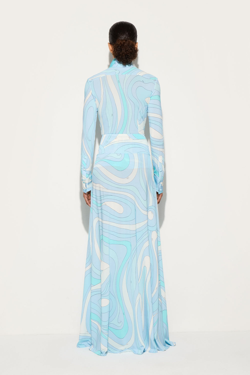 Marmo Print Long Skirt
 WOMAN Pucci