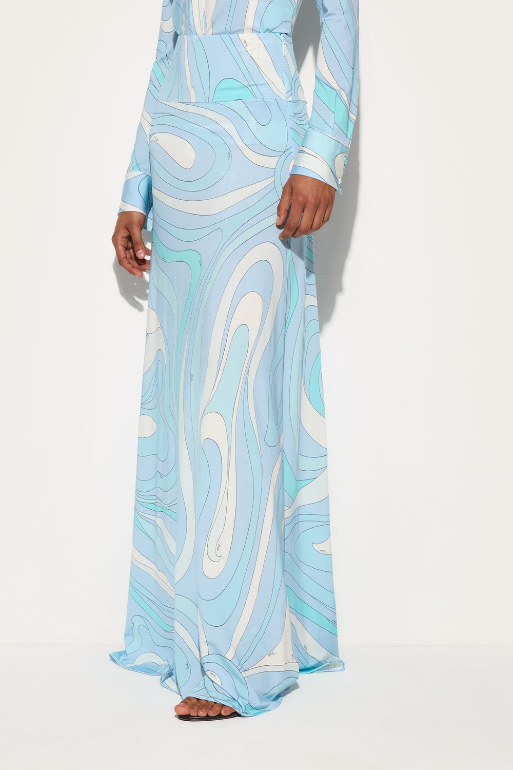 Marmo Print Long Skirt
 WOMAN Pucci