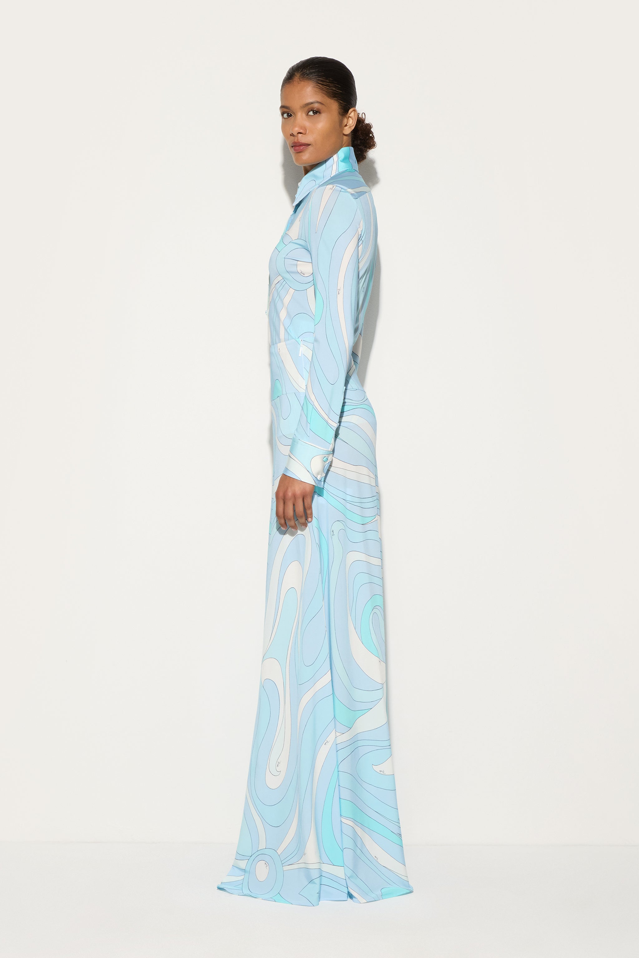 Marmo Print Long Skirt
 WOMAN Pucci