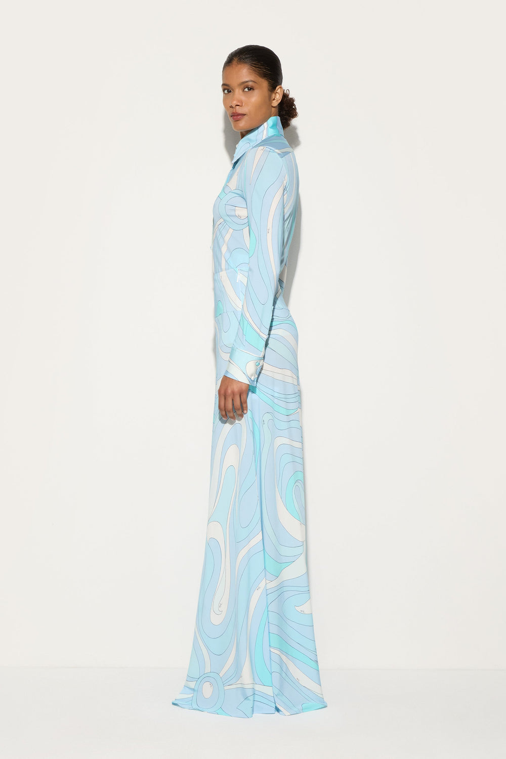 Marmo Print Long Skirt
 WOMAN Pucci