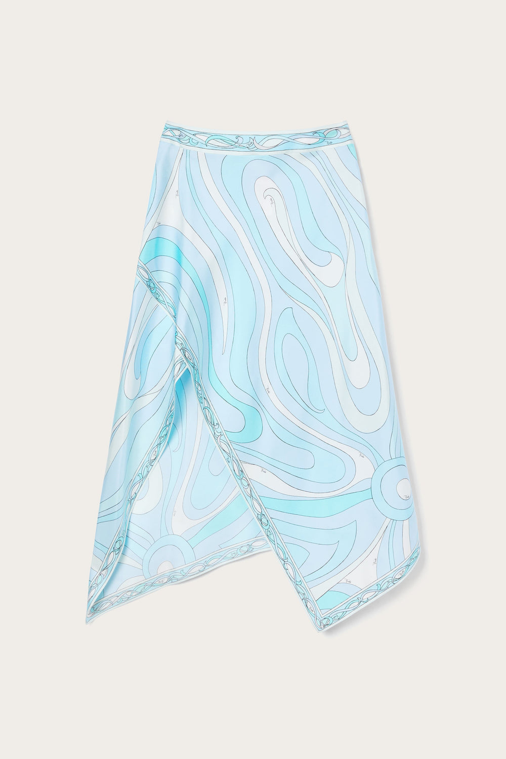 Marmo Print Asymmetrical Skirt
 WOMAN Pucci