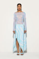 Marmo Print Asymmetrical Skirt
 WOMAN Pucci