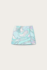 Orchidee Print Silk Miniskirt
 WOMAN Pucci
