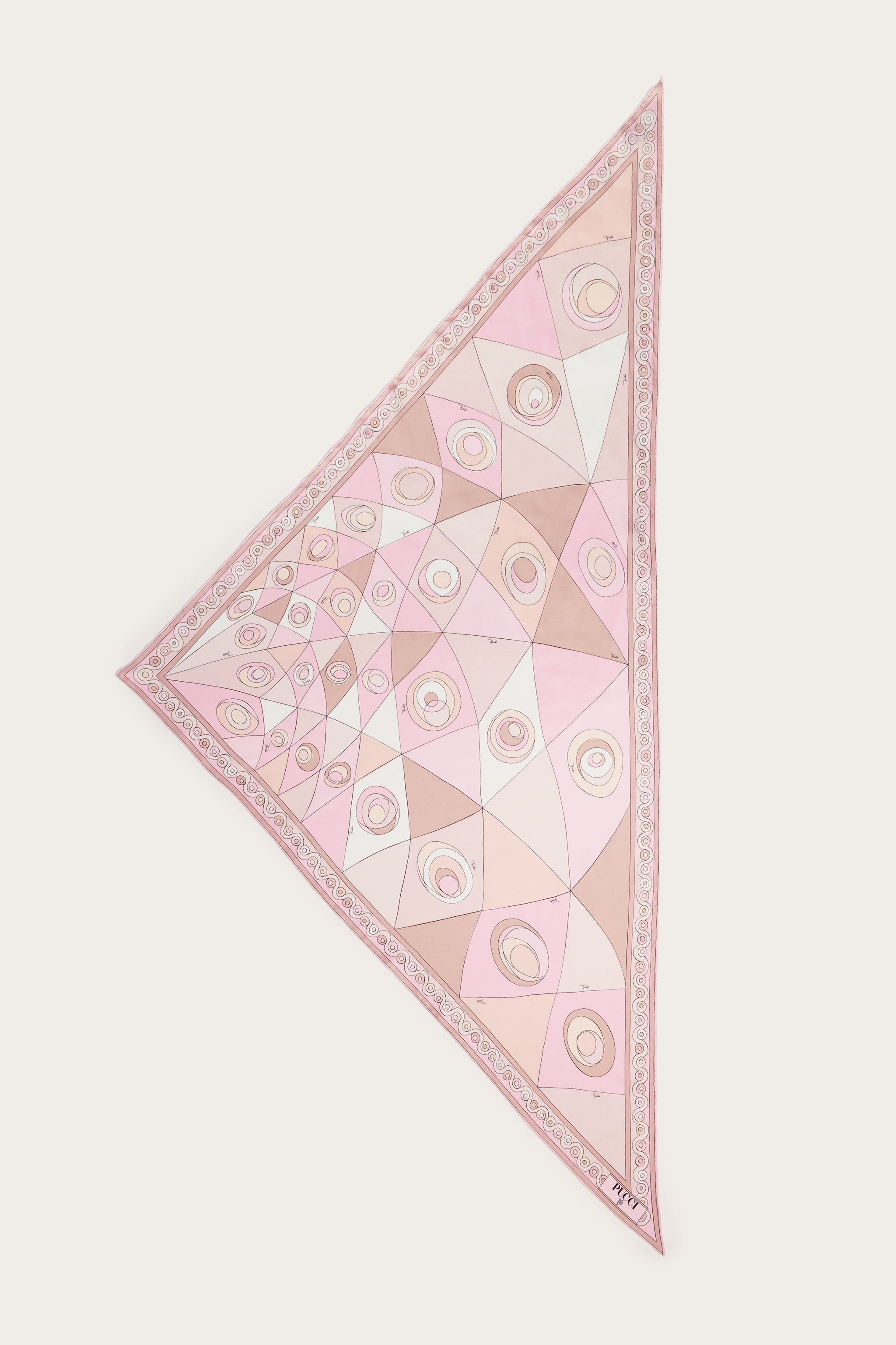 Occhi Print Silk Triangle Scarf
 WOMAN Pucci