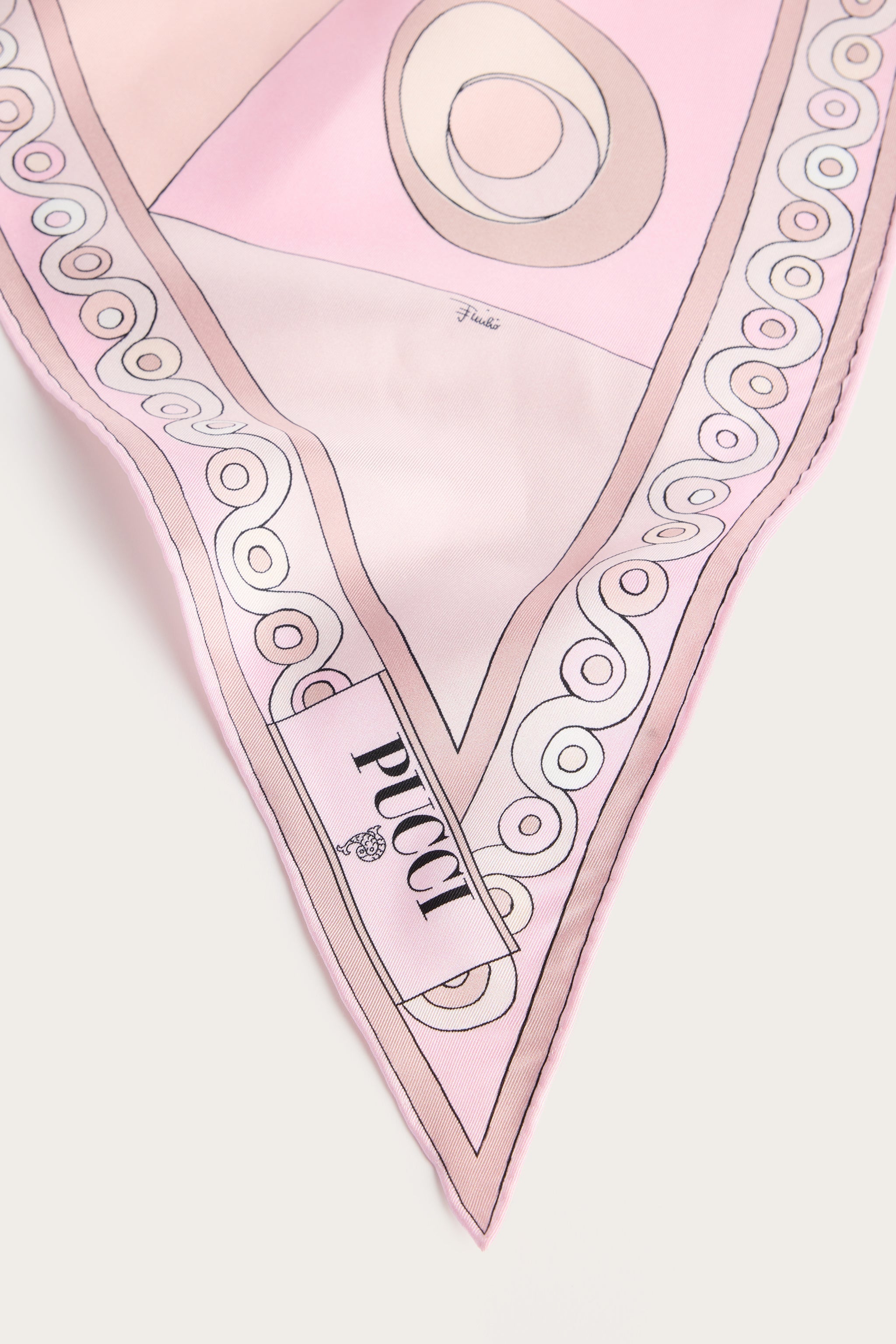 Occhi Print Silk Triangle Scarf
 WOMAN Pucci