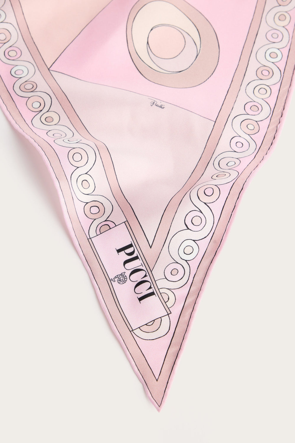 Occhi Print Silk Triangle Scarf
 WOMAN Pucci