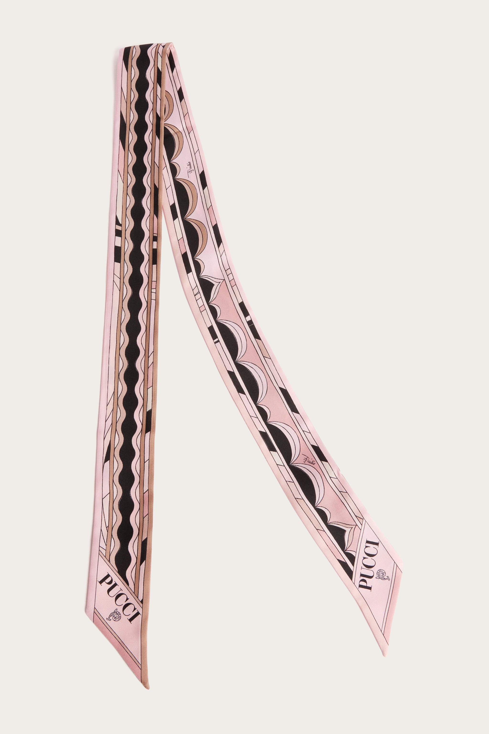 Mixed Print Silk Twill Scarf
 WOMAN Pucci