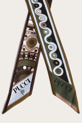 Mixed Print Silk Twill Scarf
 WOMAN Pucci