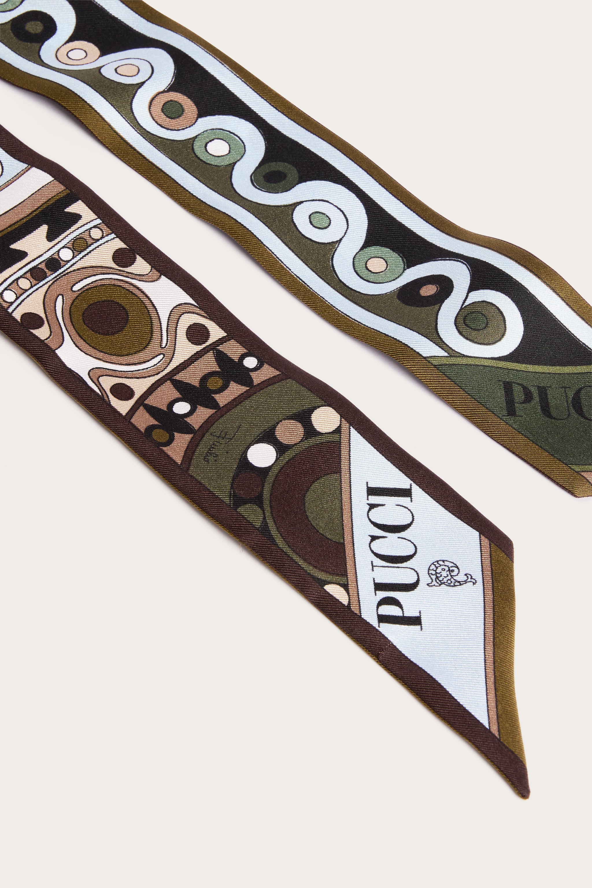 Mixed Print Silk Twill Scarf
 WOMAN Pucci