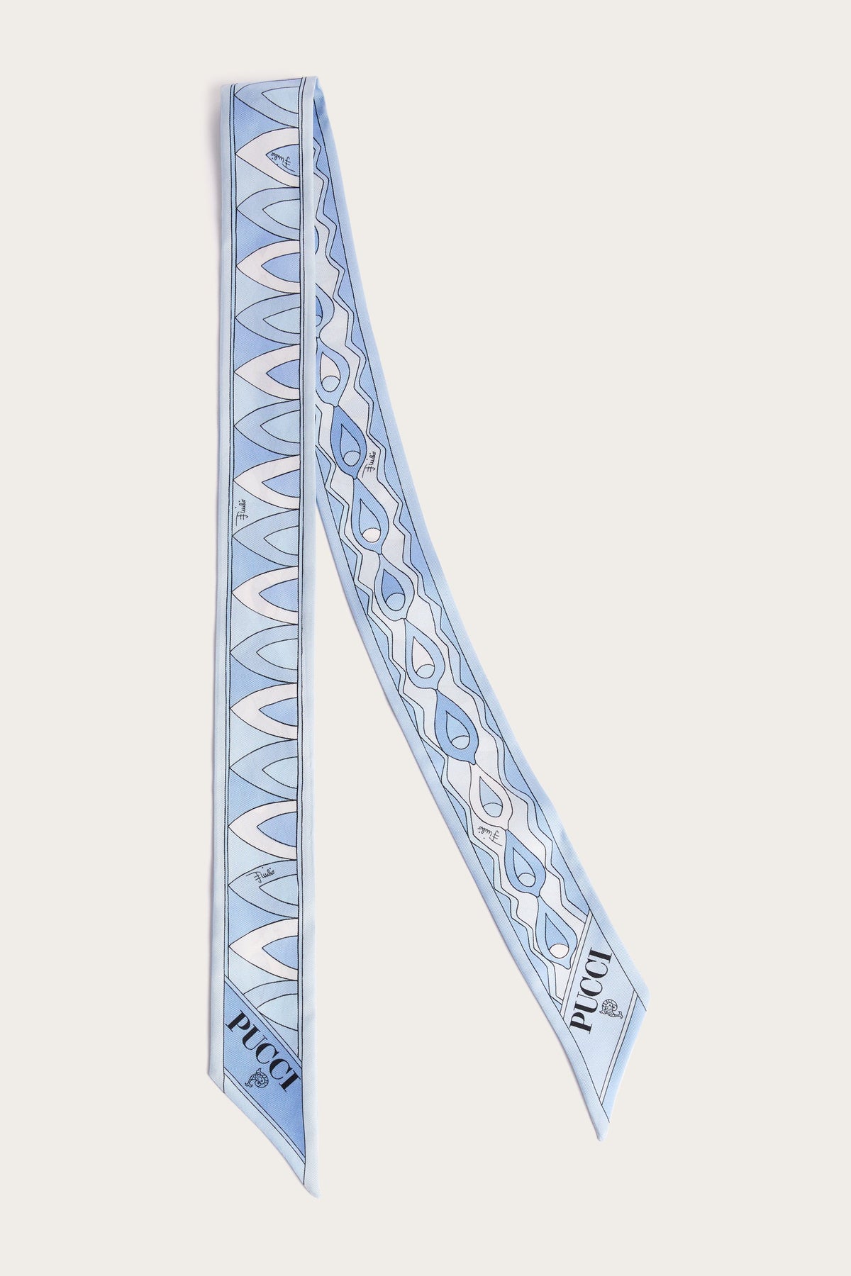 Mixed Print Silk Twill Scarf
 WOMAN Pucci