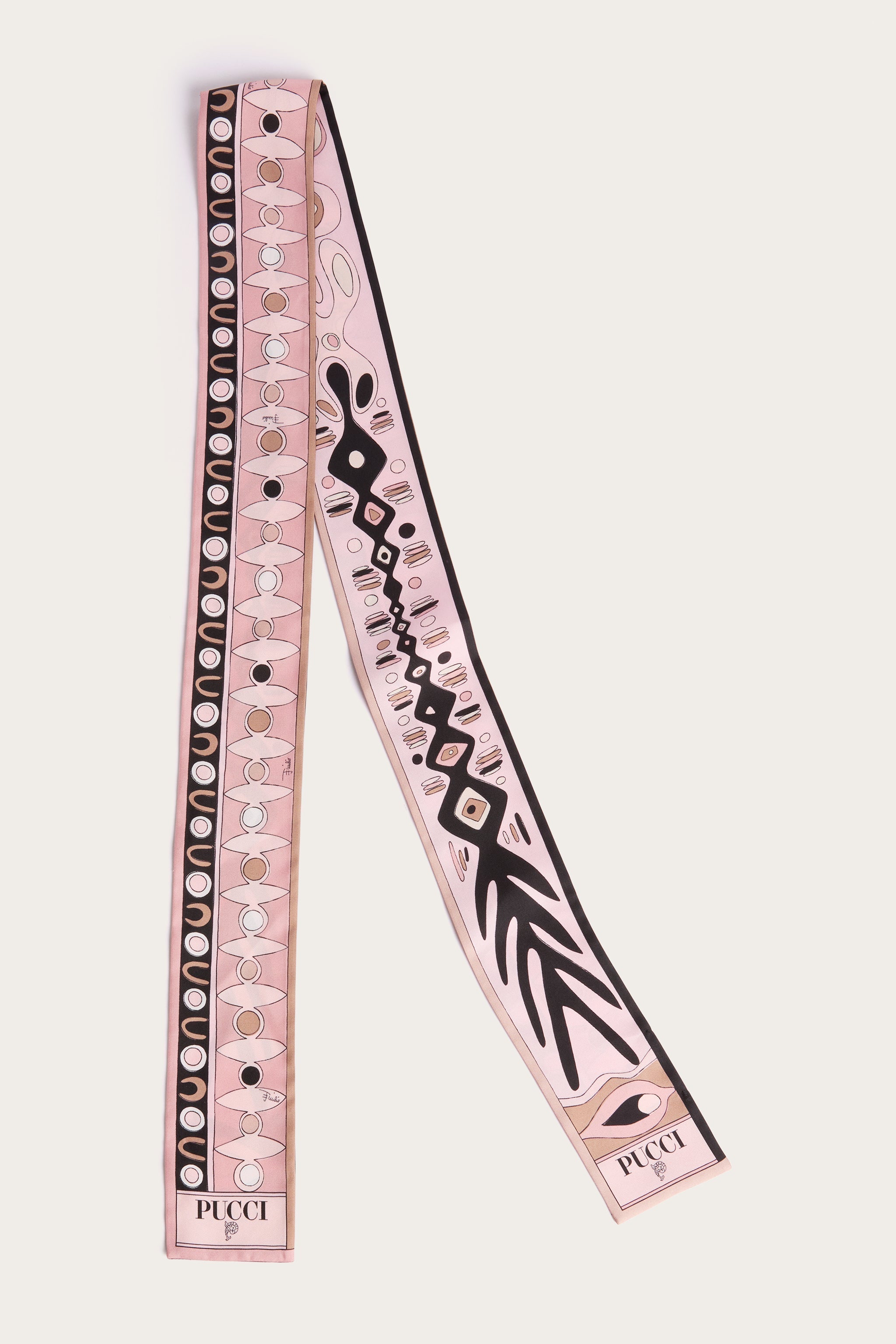 Angoli and Soleil Print Silk Twill Scarf
 WOMAN Pucci