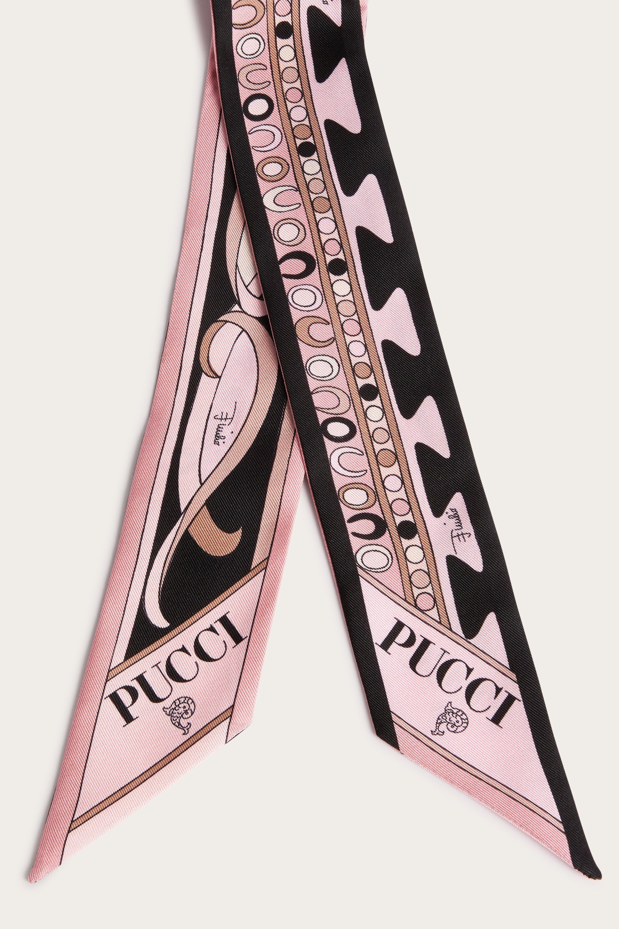 Mixed Print Silk Twill Scarf
 WOMAN Pucci