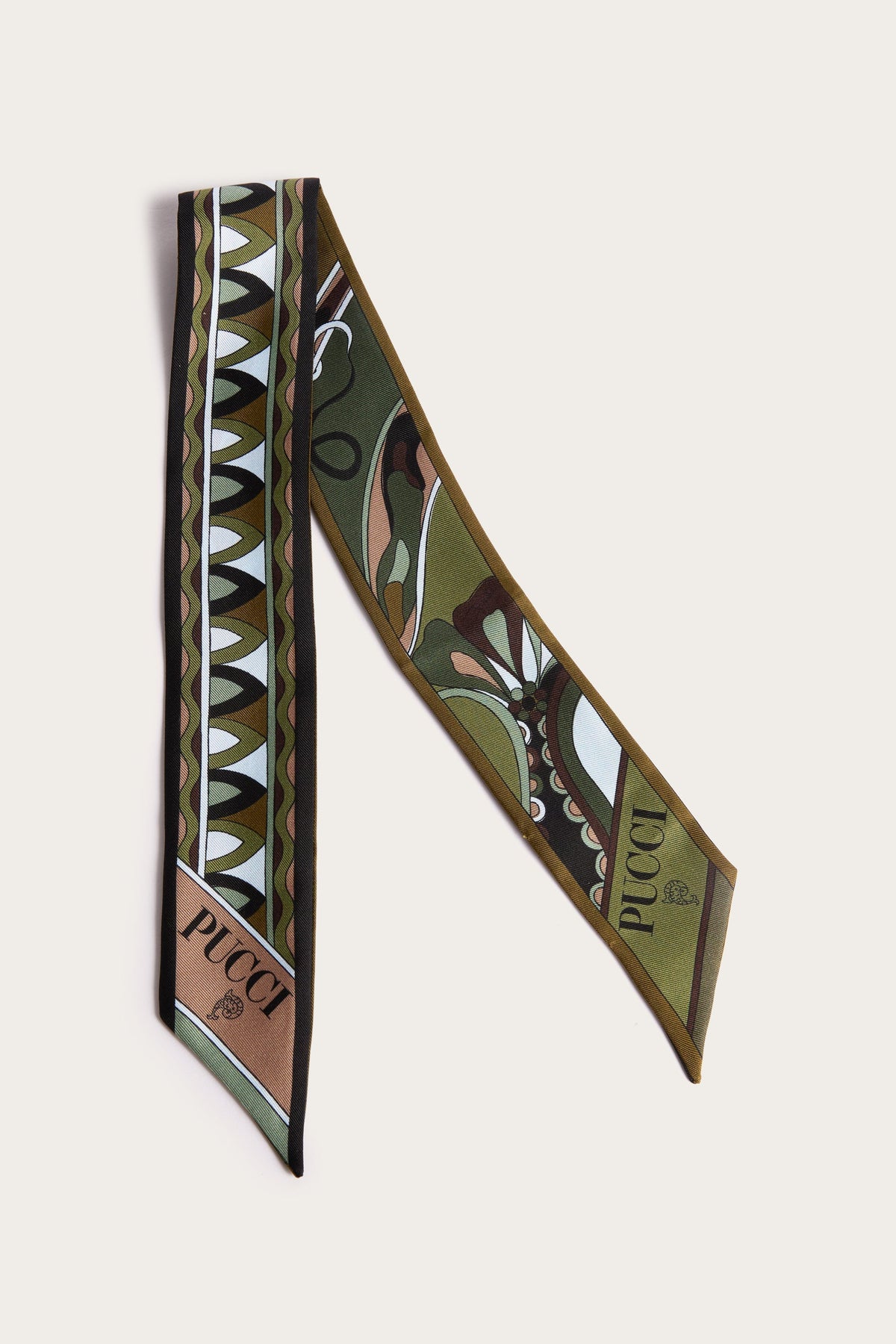Mixed Print Silk Twill Scarf
 WOMAN Pucci