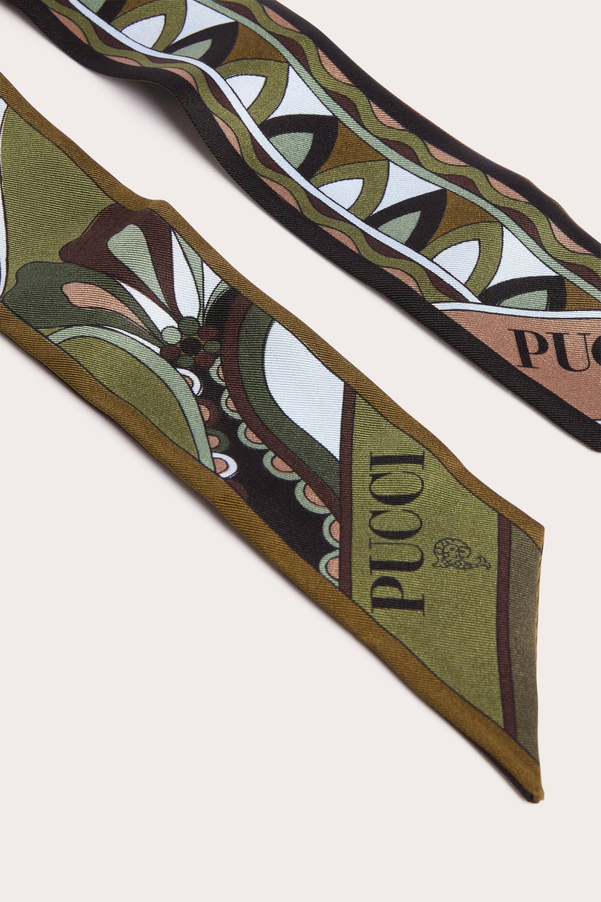 Mixed Print Silk Twill Scarf
 WOMAN Pucci
