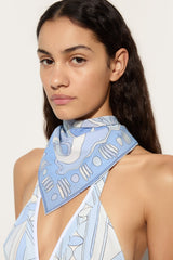 Angoli Print Cotton Carrè
 WOMAN Pucci