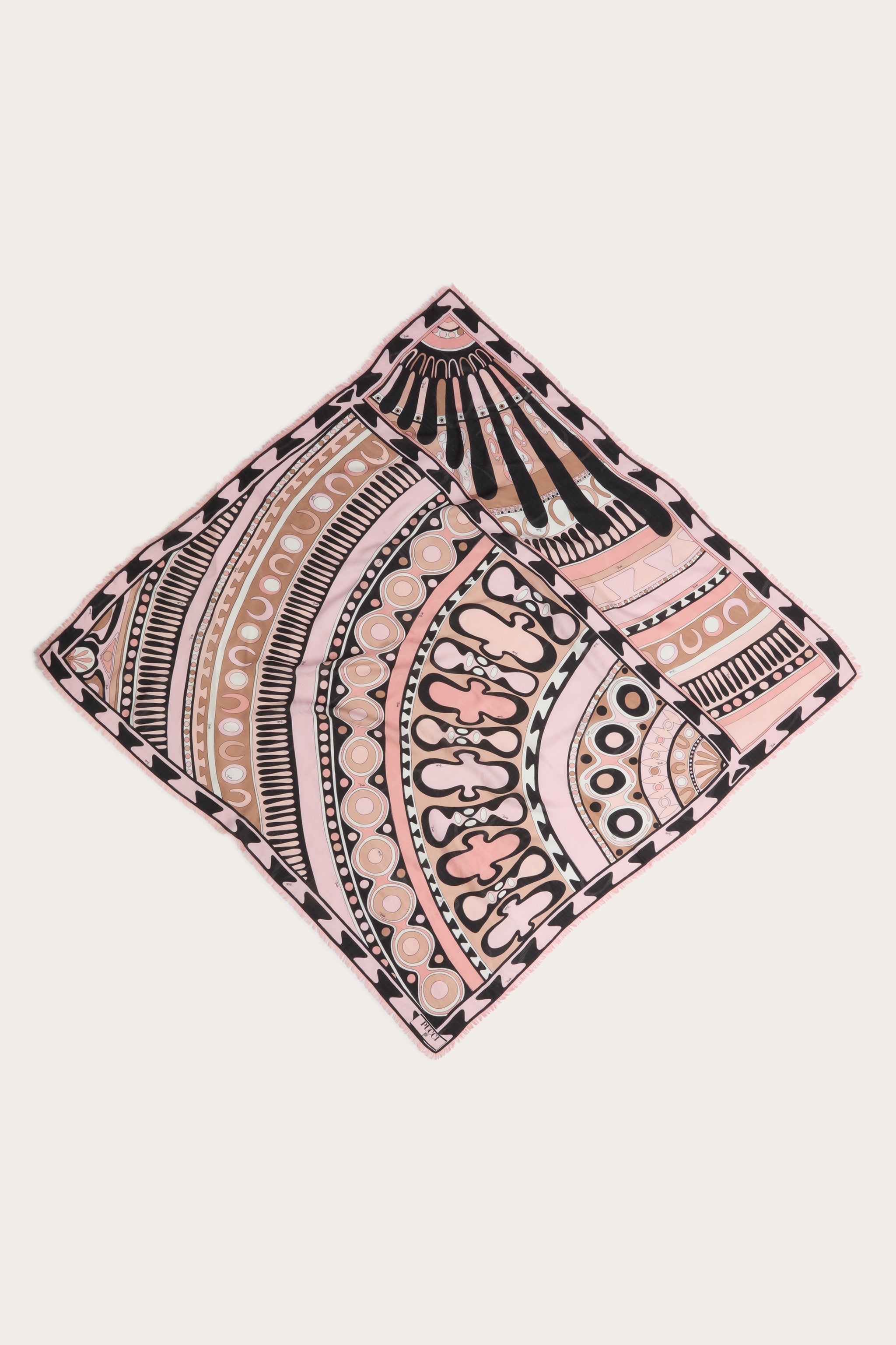 Soleil Print Wool and Silk Pashmina
 WOMAN Pucci