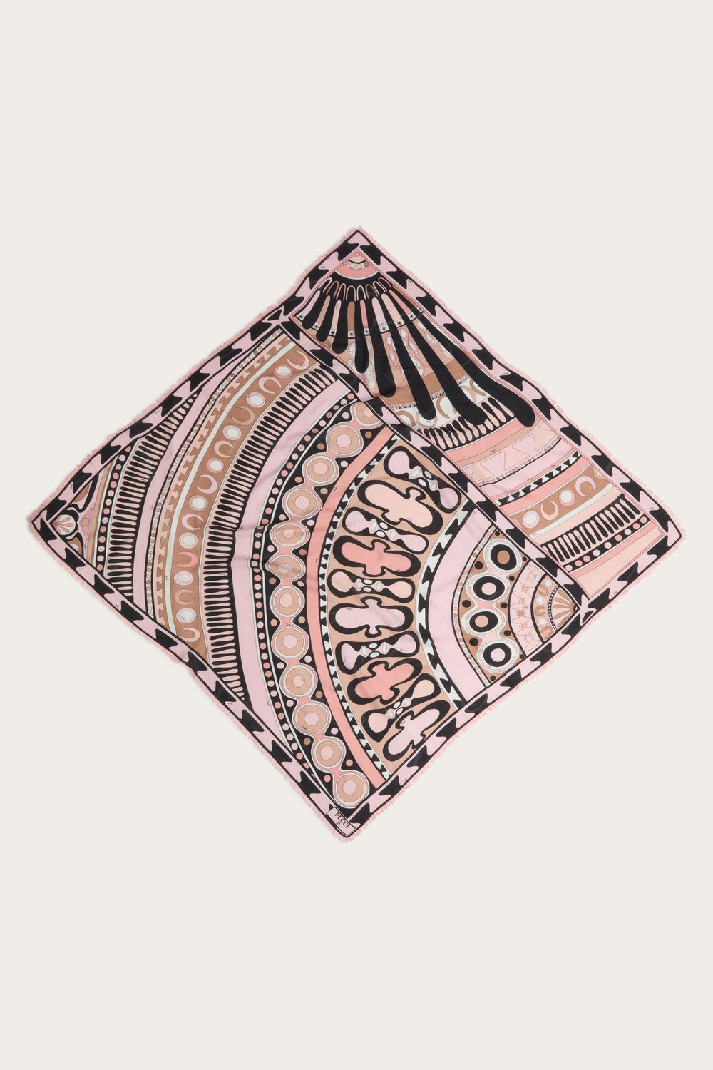 Soleil Print Wool and Silk Pashmina
 WOMAN Pucci