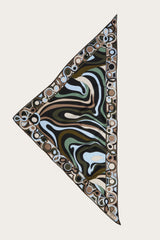Marmo Print Silk Triangle Scarf
 WOMAN Pucci