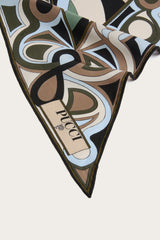 Marmo Print Silk Triangle Scarf
 WOMAN Pucci