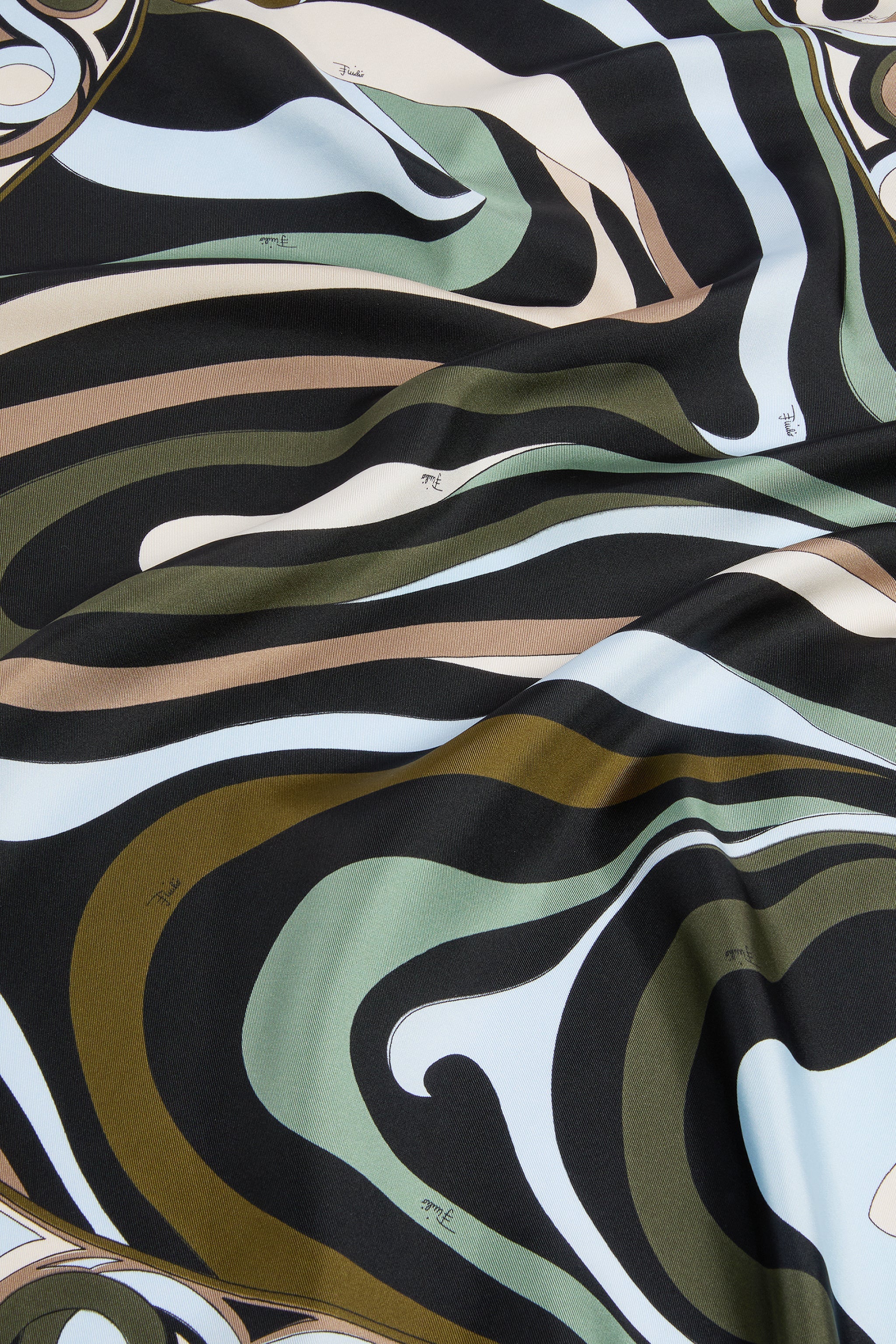 Marmo Print Silk Triangle Scarf
 WOMAN Pucci