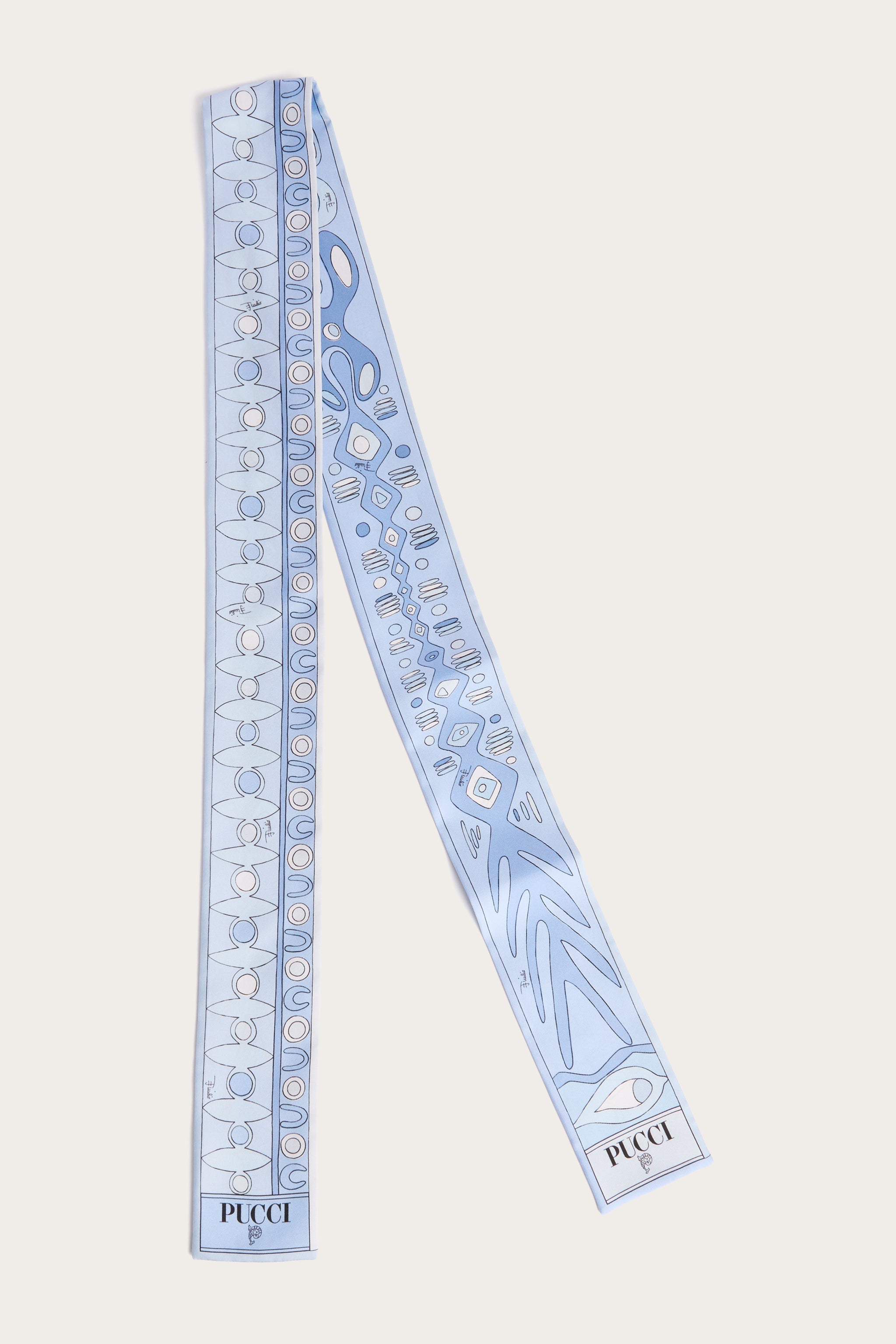 Angoli and Soleil Print Silk Twill Scarf
 WOMAN Pucci