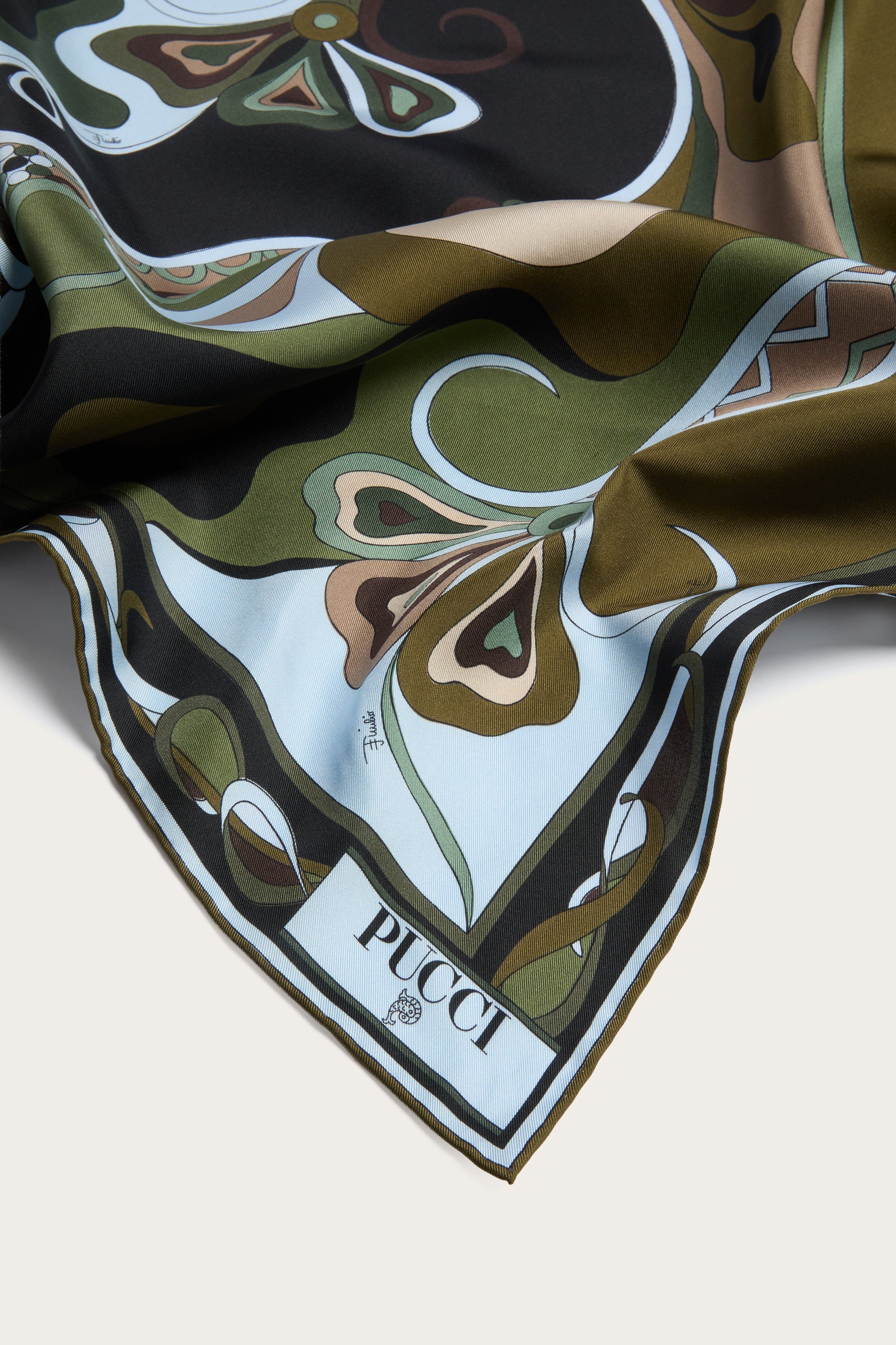 Orchidee Print Silk Carre
 WOMAN Pucci