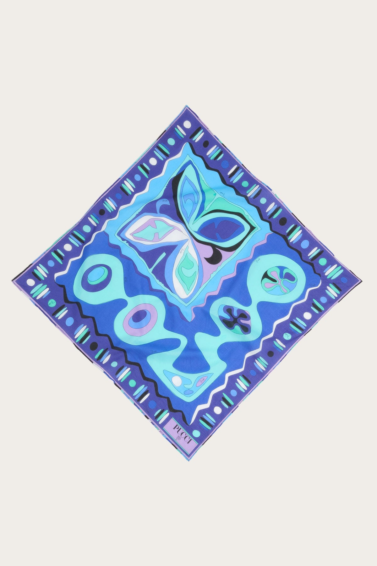 Angoli Print Cotton Carrè
 WOMAN Pucci