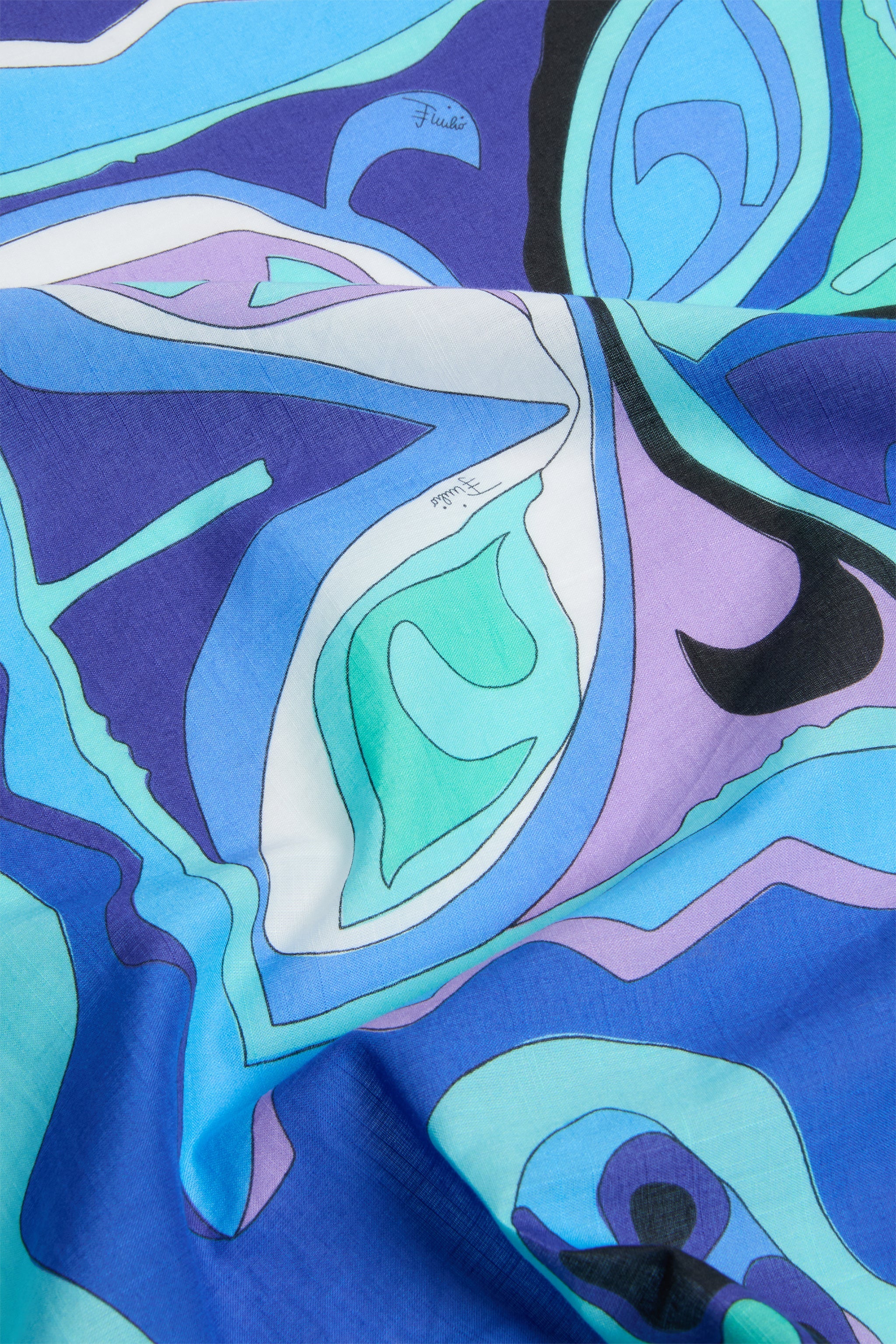 Angoli Print Cotton Carrè
 WOMAN Pucci