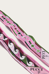 Vivara and Bouclé Print Silk Scarf
 WOMAN Pucci