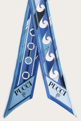 Vivara and Bouclé Print Silk Scarf
 WOMAN Pucci