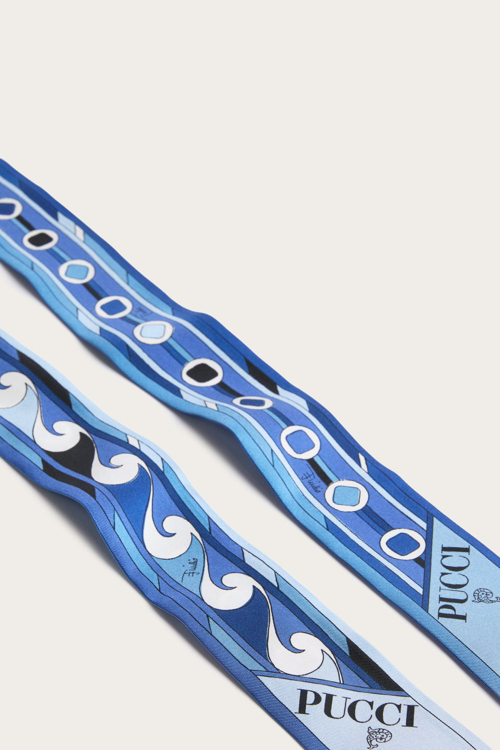 Vivara and Bouclé Print Silk Scarf
 WOMAN Pucci