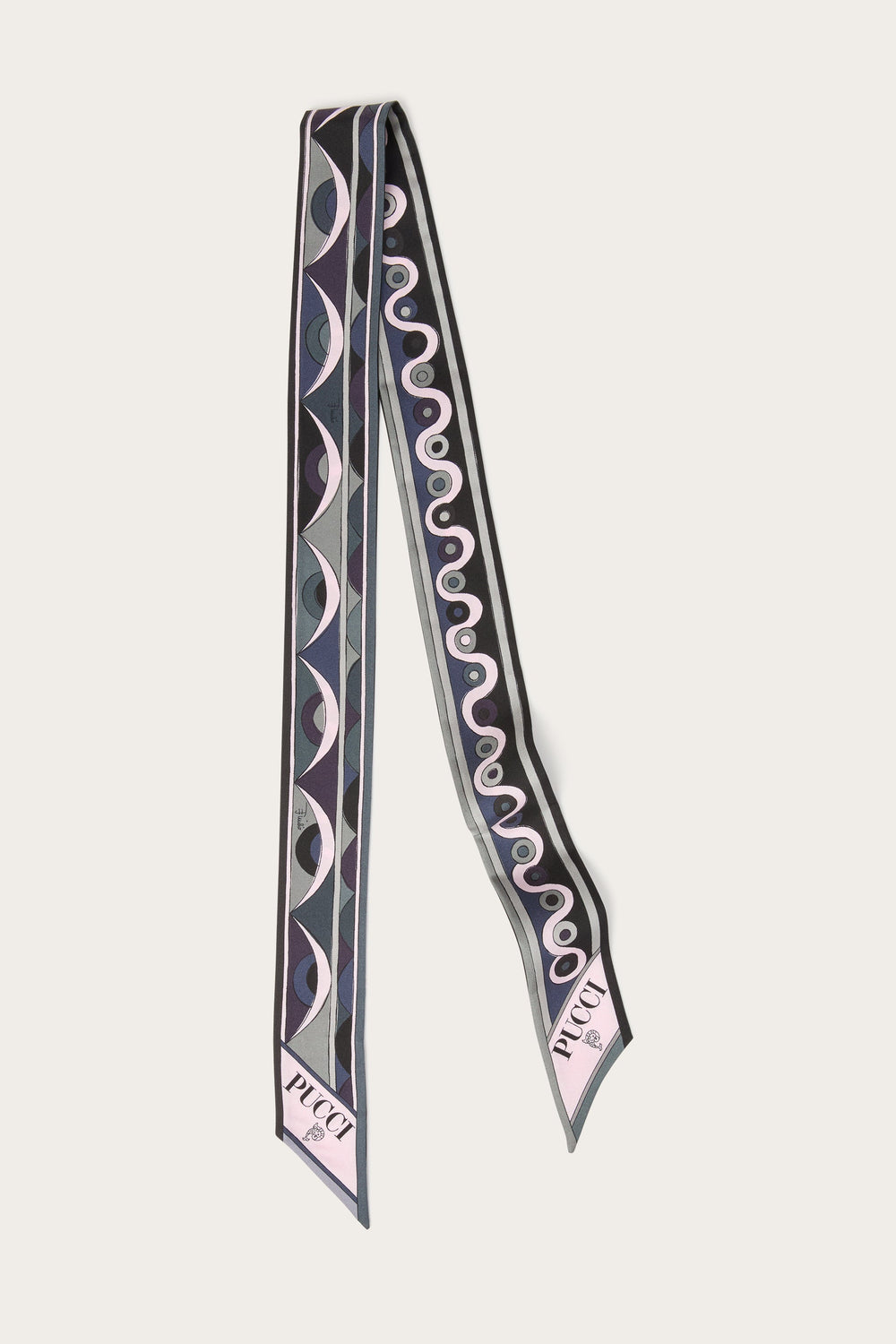 Iride and Rombi Print Silk Twill Scarf
 WOMAN Pucci