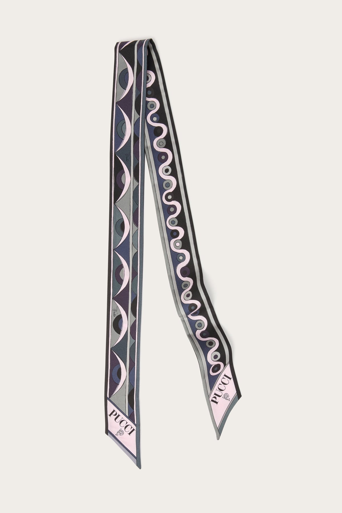 Iride and Rombi Print Silk Twill Scarf
 WOMAN Pucci