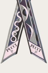 Iride and Rombi Print Silk Twill Scarf
 WOMAN Pucci