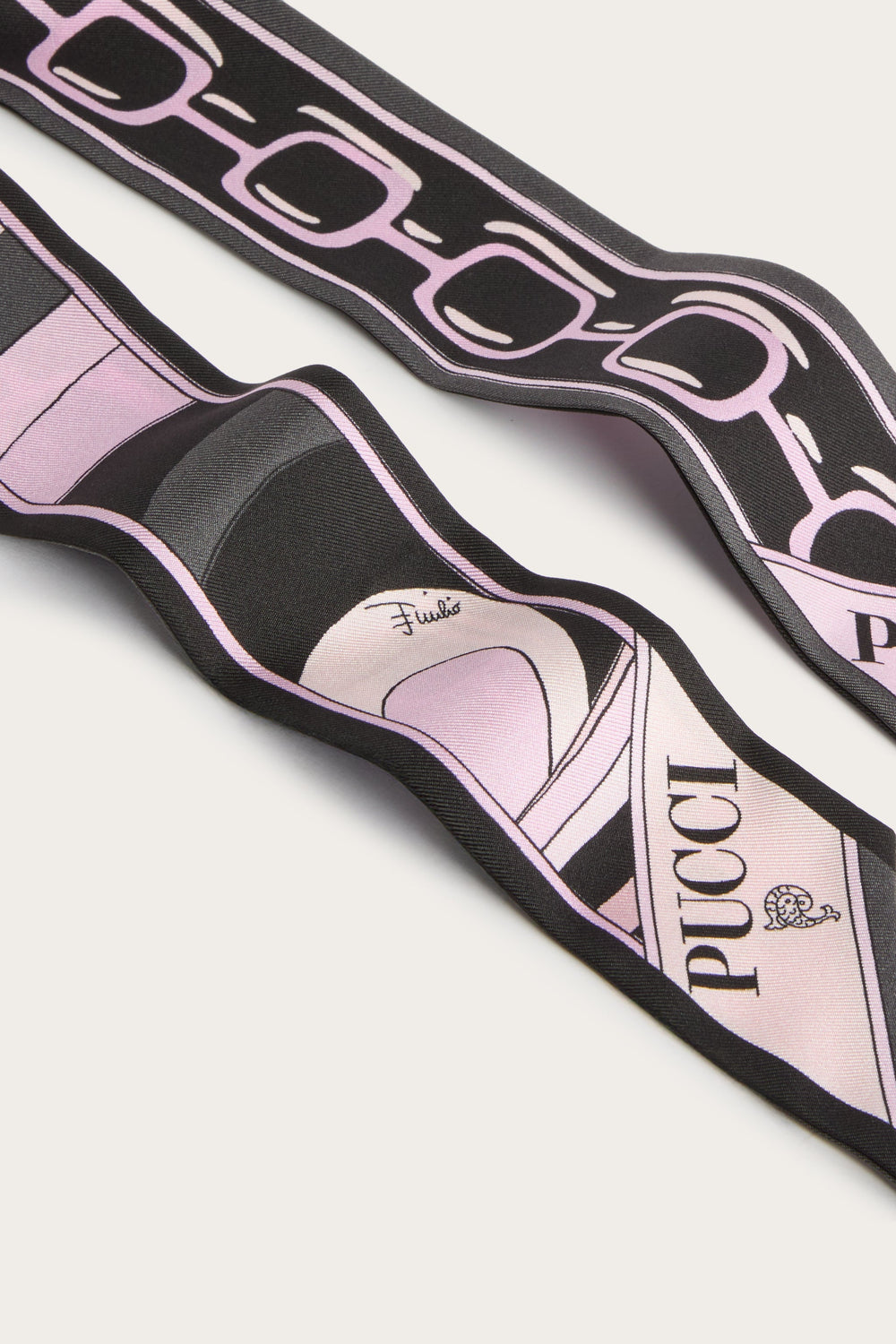 Iride and Istrice Print Silk Twill Scarf
 WOMAN Pucci