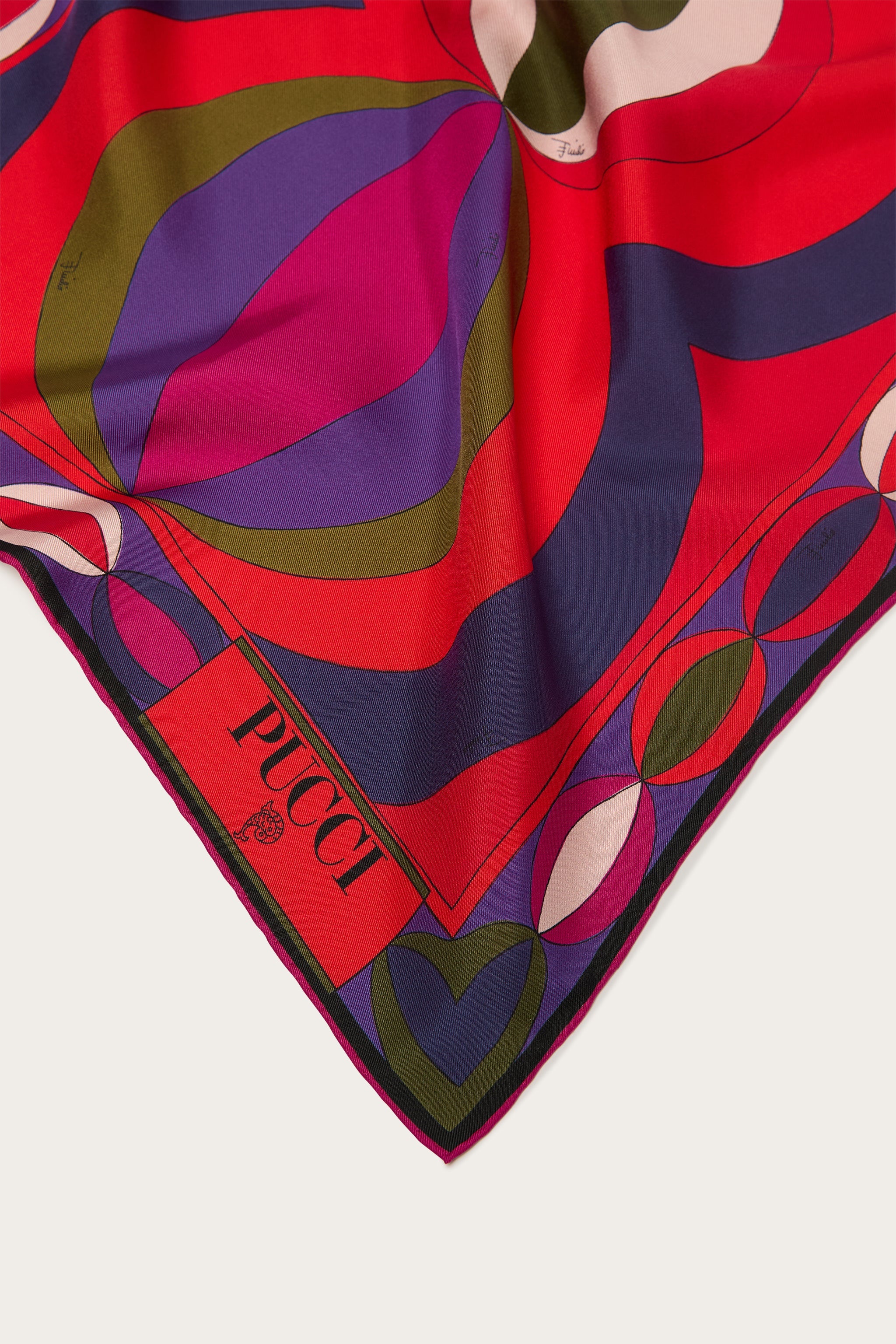 Collane Print Silk Twill Scarf
 WOMAN Pucci