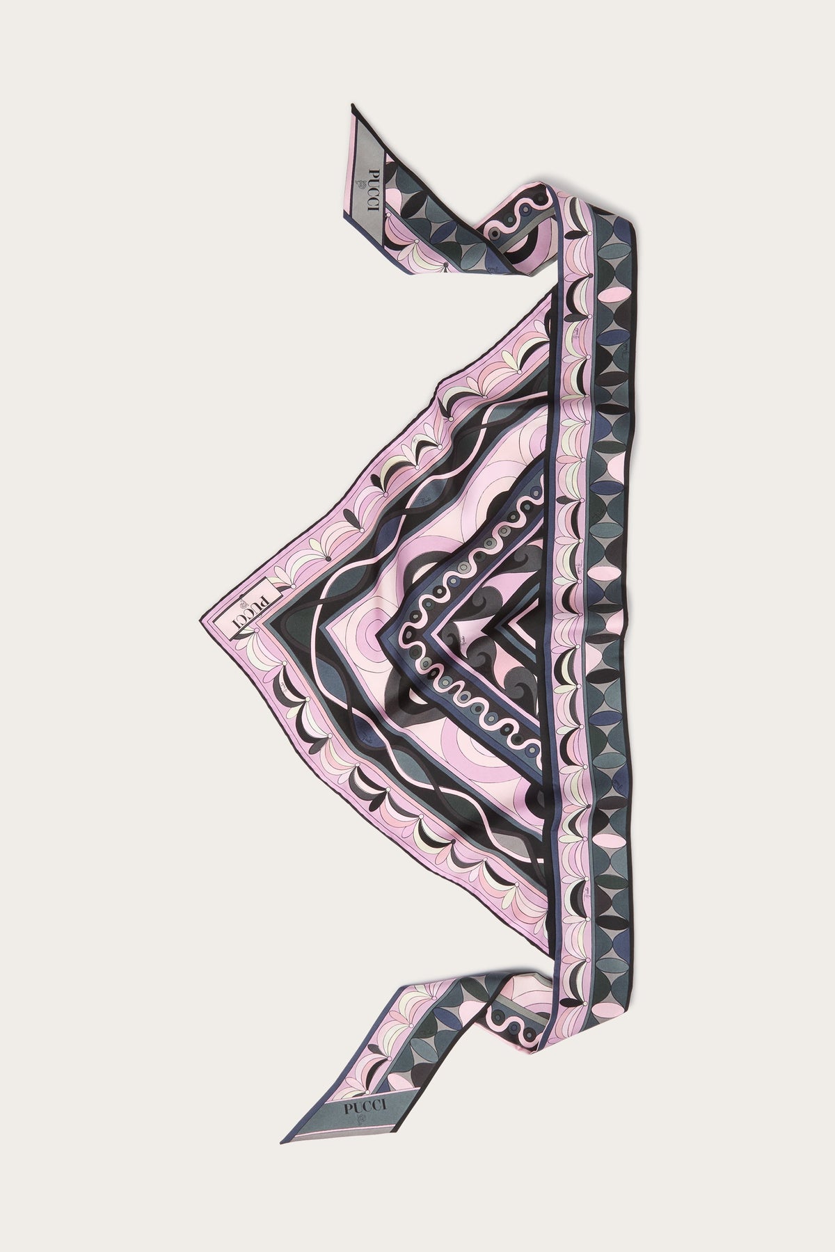 Mixed Prints Silk Twill Scarf
 WOMAN Pucci