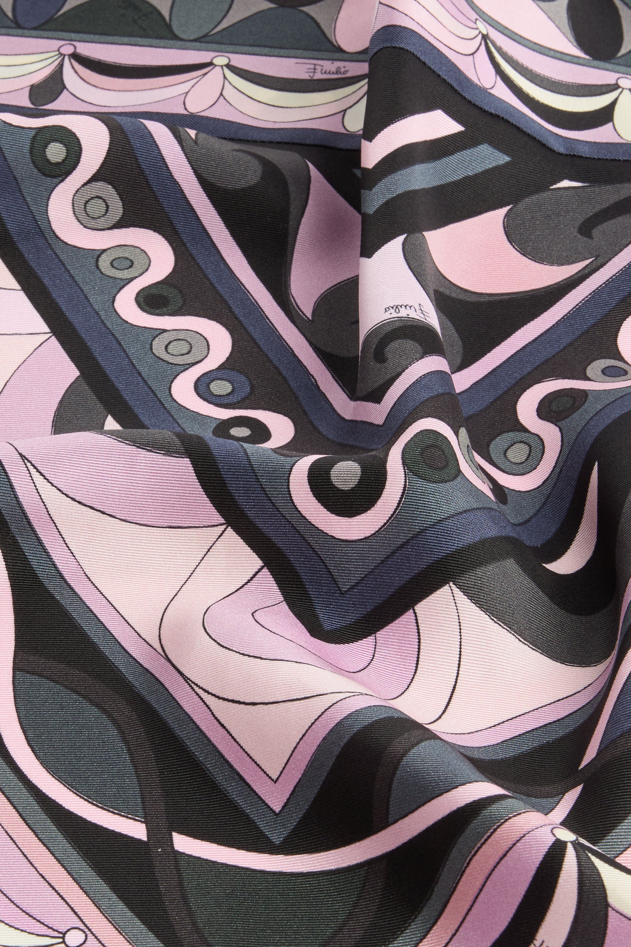 Mixed Prints Silk Twill Scarf
 WOMAN Pucci