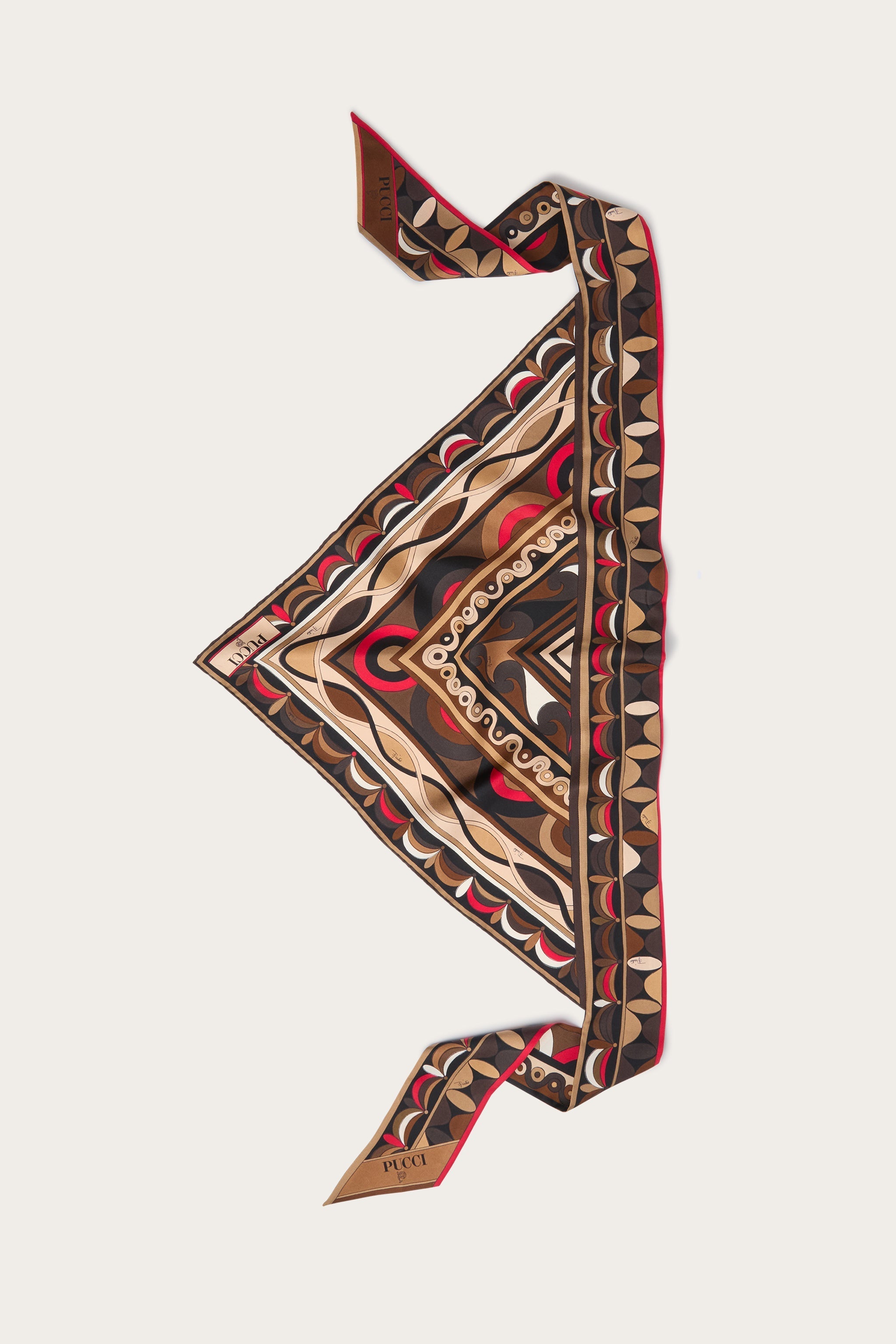 Mixed Prints Silk Twill Scarf
 WOMAN Pucci
