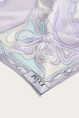 Orchidee Print Silk Twill Scarf
 WOMAN Pucci