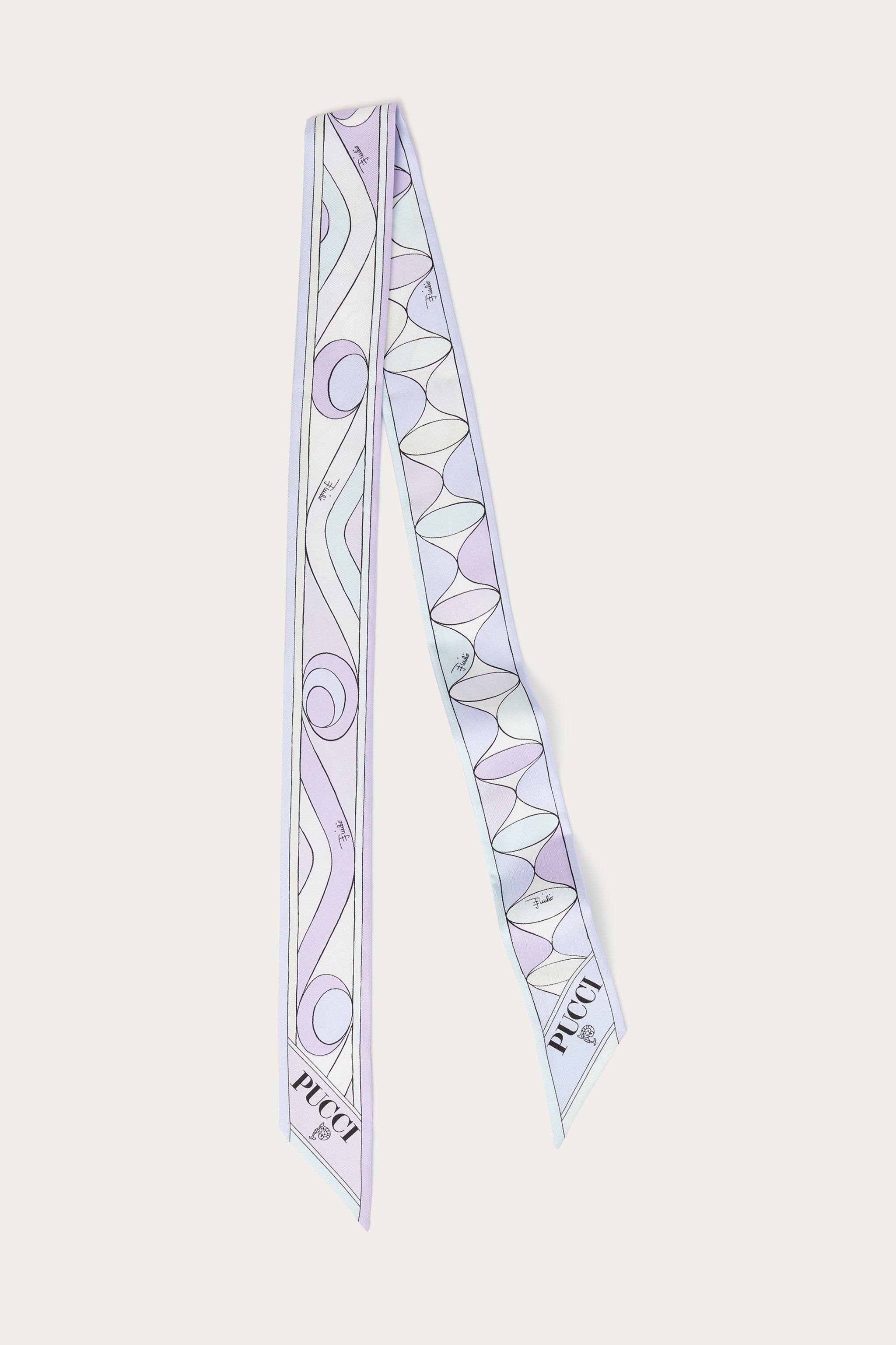 Mixed Prints Silk Twill Scarf
 WOMAN Pucci
