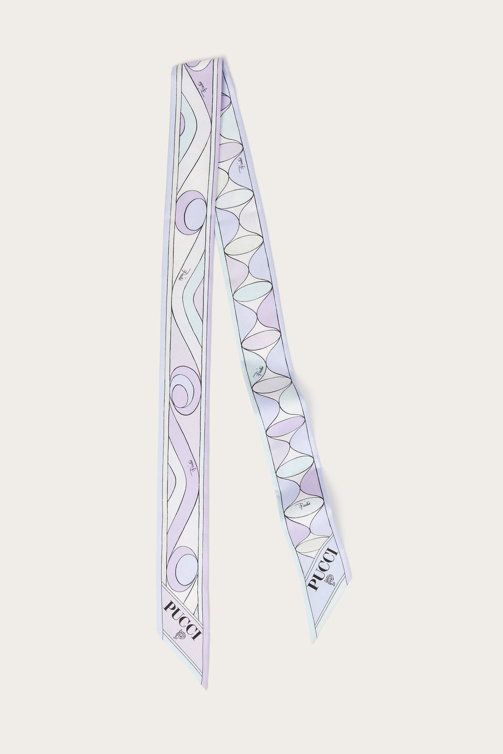Mixed Prints Silk Twill Scarf
 WOMAN Pucci