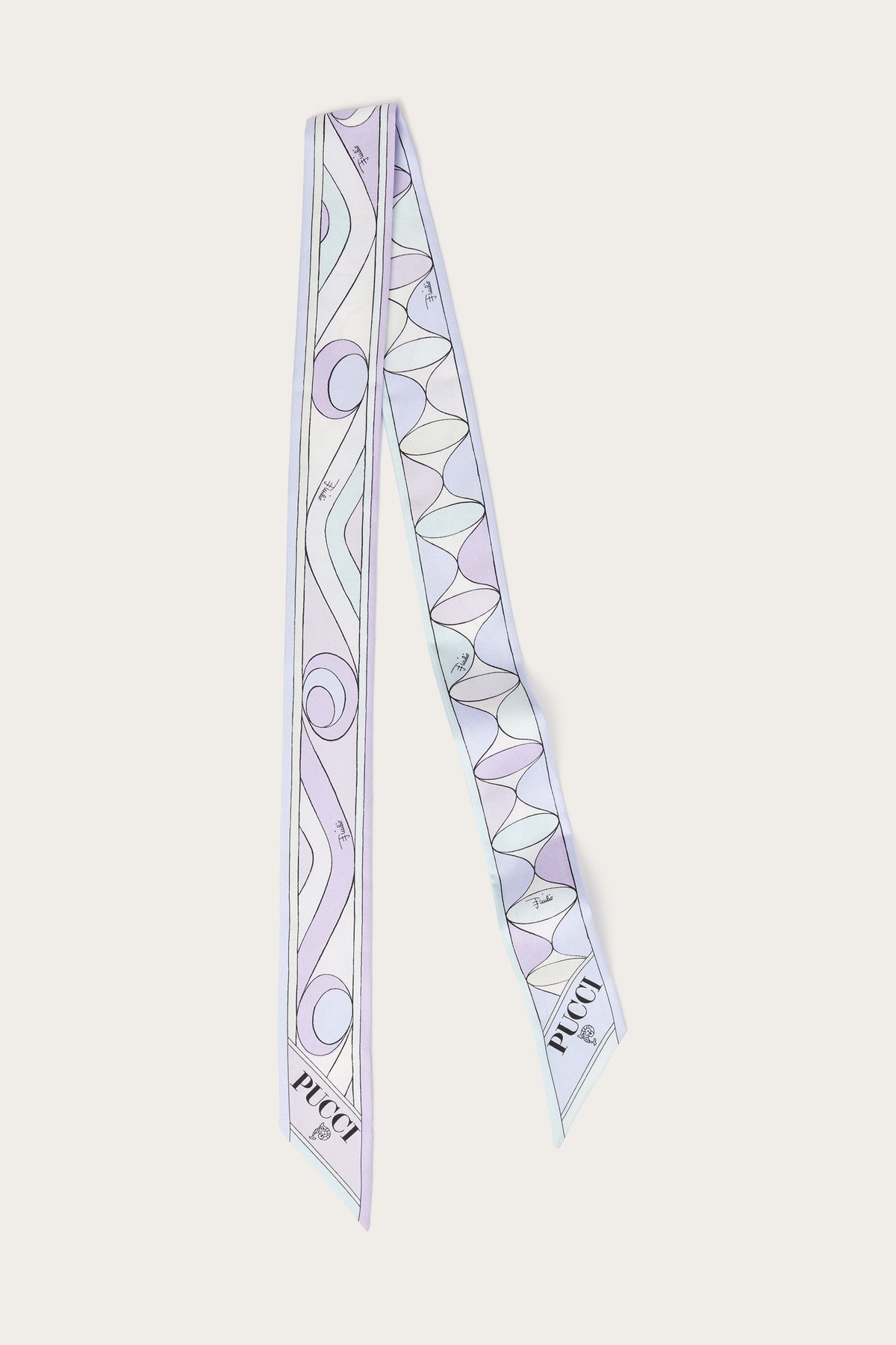 Mixed Prints Silk Twill Scarf
 WOMAN Pucci