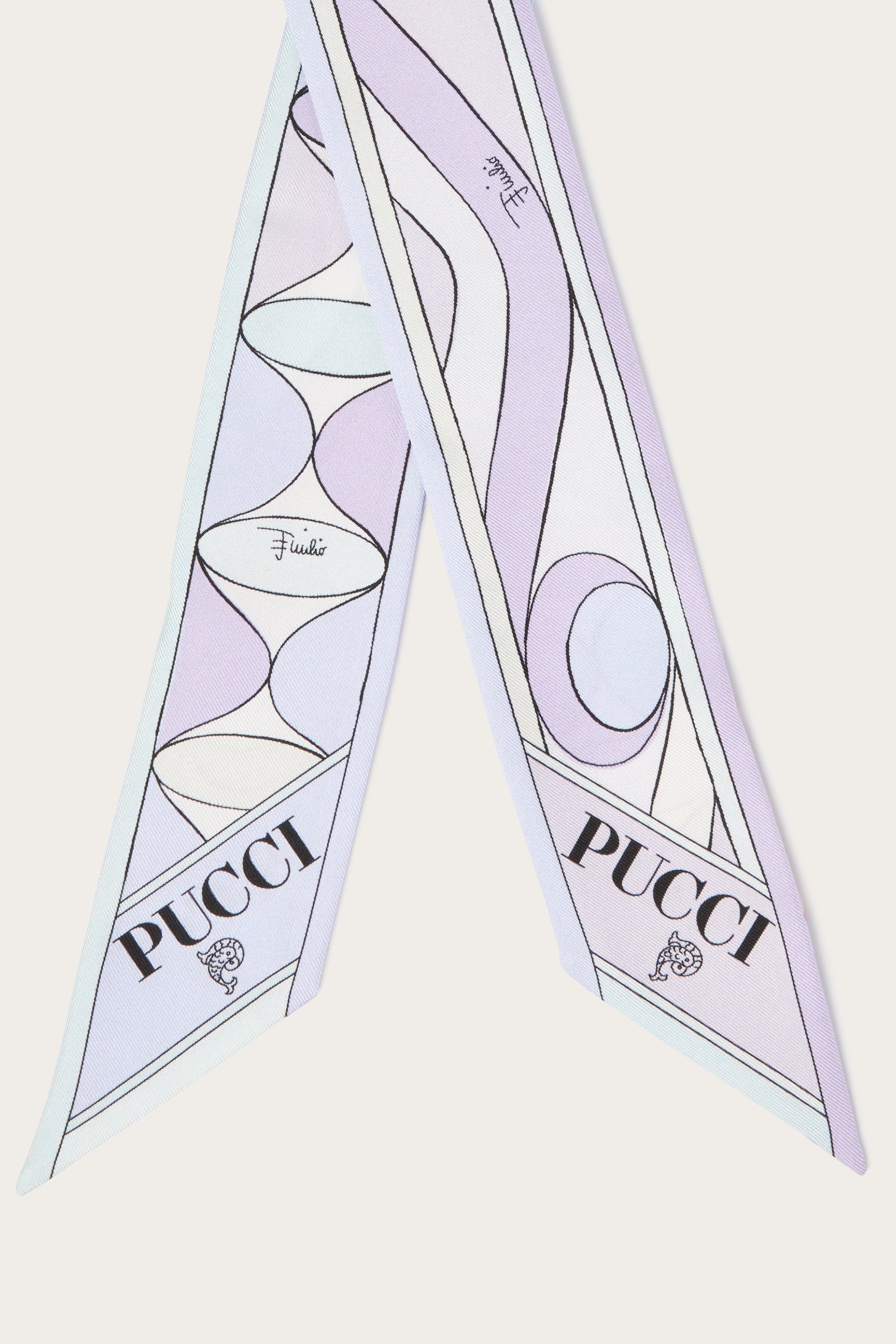 Mixed Prints Silk Twill Scarf
 WOMAN Pucci